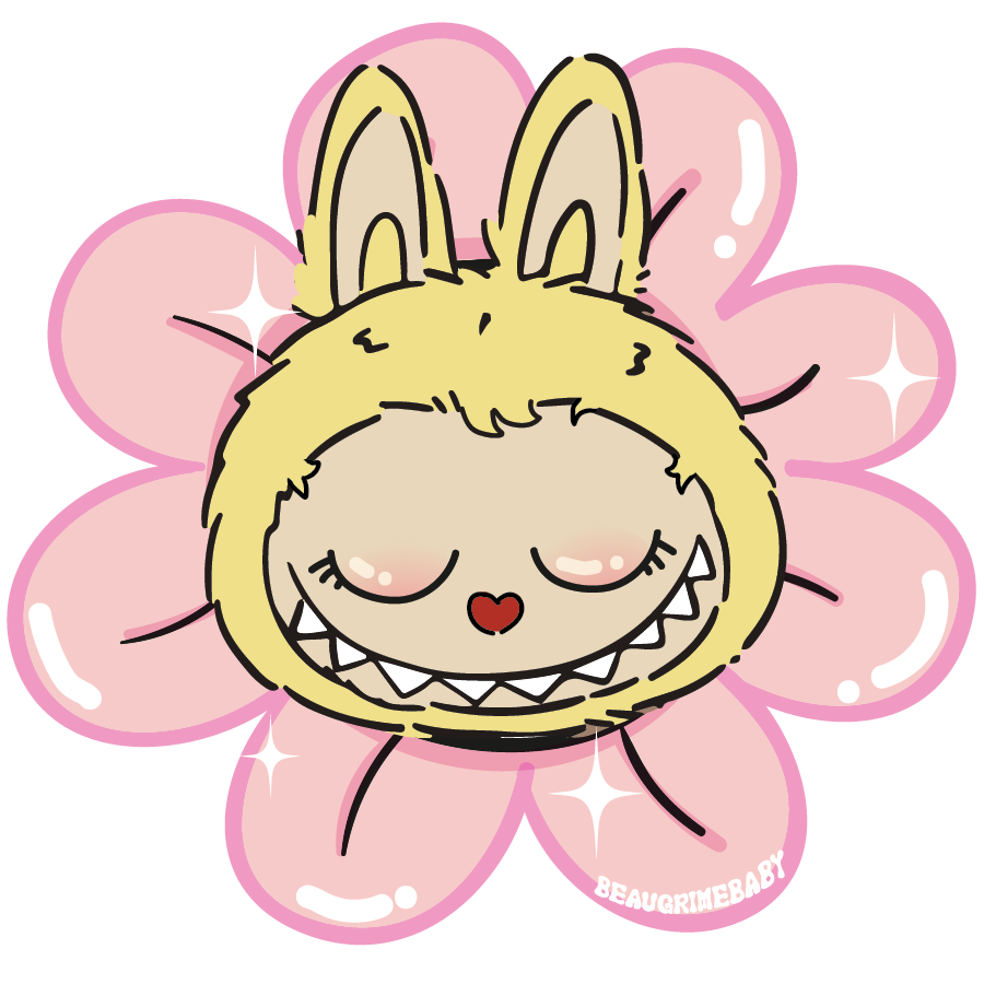 Flower Monster Sticker