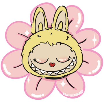 Flower Monster Sticker